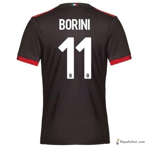 Camiseta AC Milan Replica Tercera Ropa Borini 2017/18